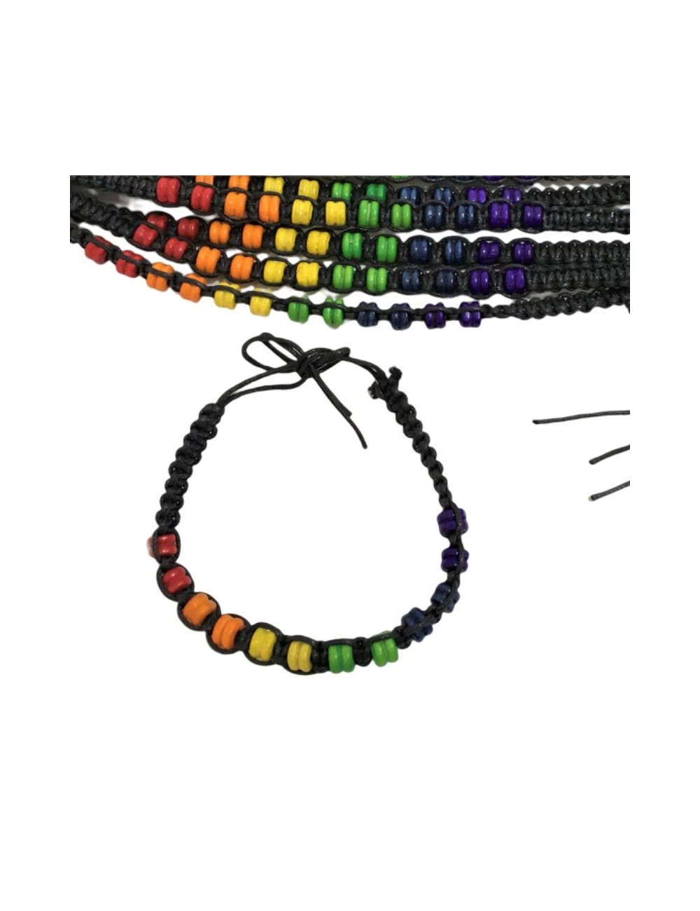 PRIDE - BRACELET BEADS LGBT FLAG PRIDE - BRACELET BEADS LGBT FLAG