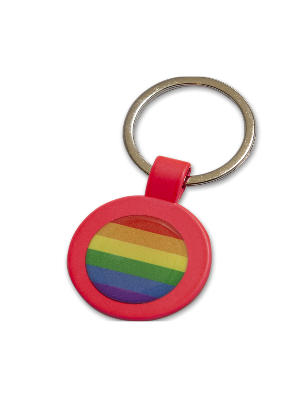 PRIDE ? FUSCIA METALL-SCHLÜSSELANHÄNGER RUNDER SCHLÜSSELANHÄNGER MIT DER LGBT-FLAGGE PRIDE ? FUSCIA METALL-SCHLÜSSELANHÄNGER RUNDER SCHLÜSSELANHÄNGER MIT DER LGBT-FLAGGE