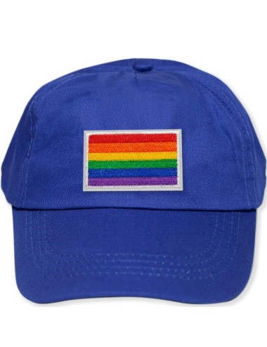 STOLZ ? BLAUE KAPPE MIT DER LGBT-FLAGGE