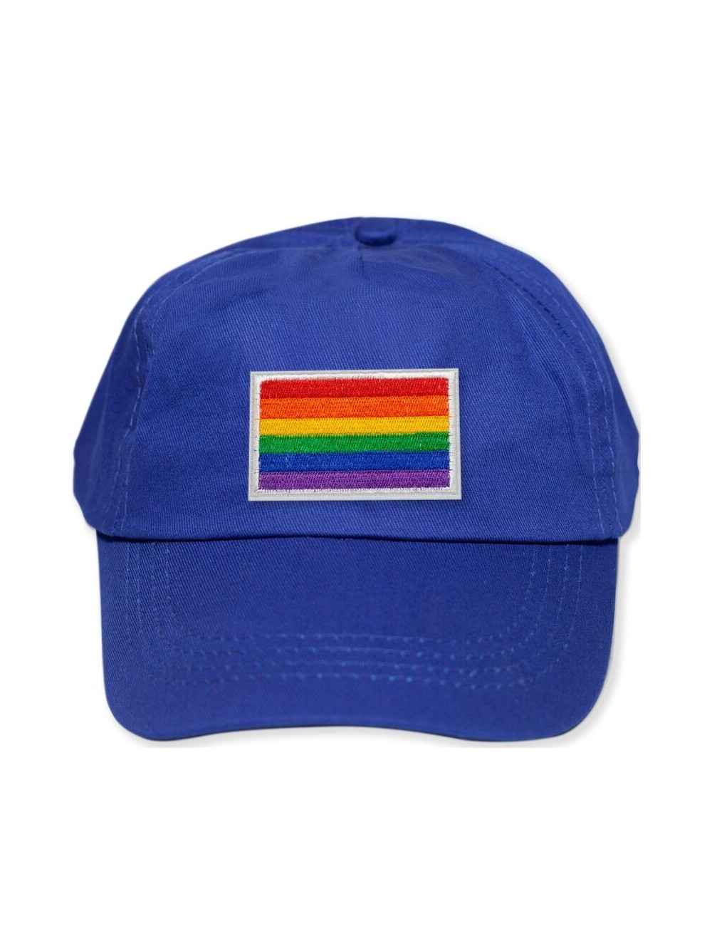 STOLZ ? BLAUE KAPPE MIT DER LGBT-FLAGGE STOLZ ? BLAUE KAPPE MIT DER LGBT-FLAGGE