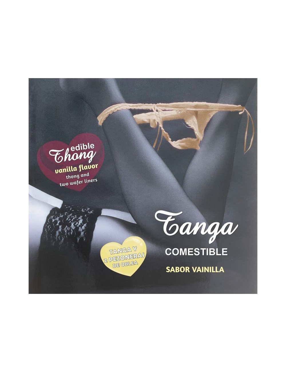 HOTFLOWERS - WAFER THONG UND 2 NIPPELPADS GIRL VANILLA FLAVOR /es/pt/en/fr/it/ HOTFLOWERS - WAFER THONG UND 2 NIPPELPADS GIRL VANILLA FLAVOR /es/pt/en/fr/it/