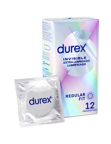 UNSICHTBARE EXTRA GESCHMIERTE DUREX 12 EINHEITEN