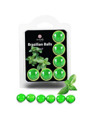 SECRETPLAY SET 6 BRASILIANS BALLS MINT