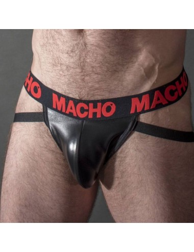 MACHO - MX25RC JOCK ROTES LEDER M