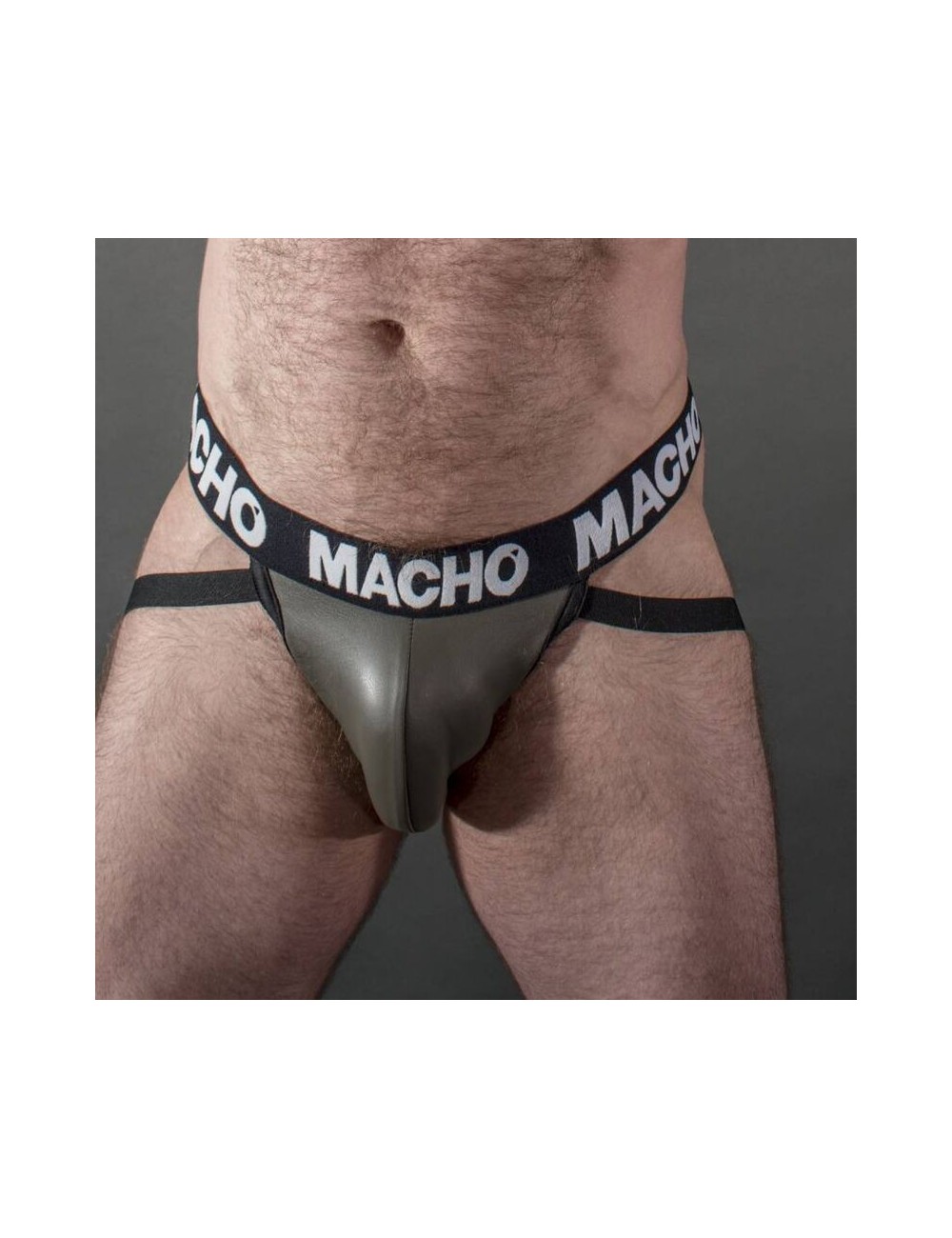 MACHO - MX27GR JOCK GRAU BEIGE LEDER M