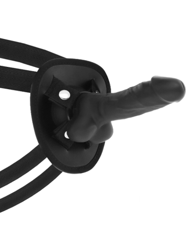 COCK MILLER HARNESS + SILIKONDICHTE COCKSIL ARTIKULIERBAR SCHWARZ 13 CM