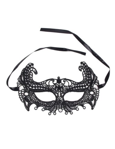 KÖNIGIN LINGERIE SCHWARZE MASKE EINE GRÖSSE