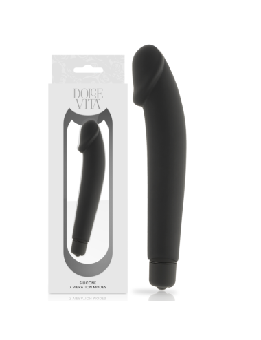 DOLCE VITA  REALISTIC BLACK SILICONE