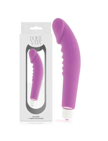 DOLCE VITA REALISTIC PLEASURE PURPLE SILICONE