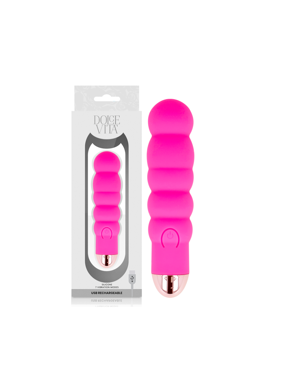 DOLCE VITA AUFLADBARER VIBRATOR SECHS ROSA 7 GESCHWINDIGKEITEN DOLCE VITA AUFLADBARER VIBRATOR SECHS ROSA 7 GESCHWINDIGKEITEN