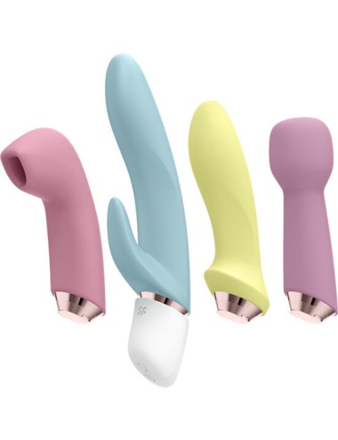 SATISFYER MARVELOUS FOUR - VIBRATOR & LUFTPULSSET