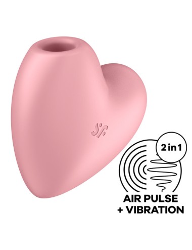 SATISFYER CUTIE HERZSTIMULATOR & VIBRATOR - PINK