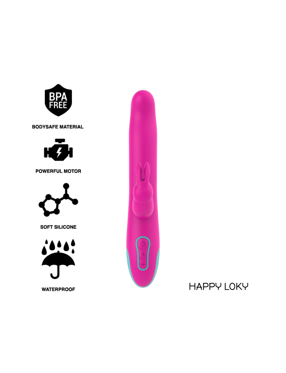 HAPPY LOKY PLUTO RABBIT VIBRATOR & ROTATOR WATCHME WIRELESS TECHNOLOGIE KOMPATIBEL HAPPY LOKY PLUTO RABBIT VIBRATOR & ROTATOR WATCHME WIRELESS TECHNOLOGIE KOMPATIBEL