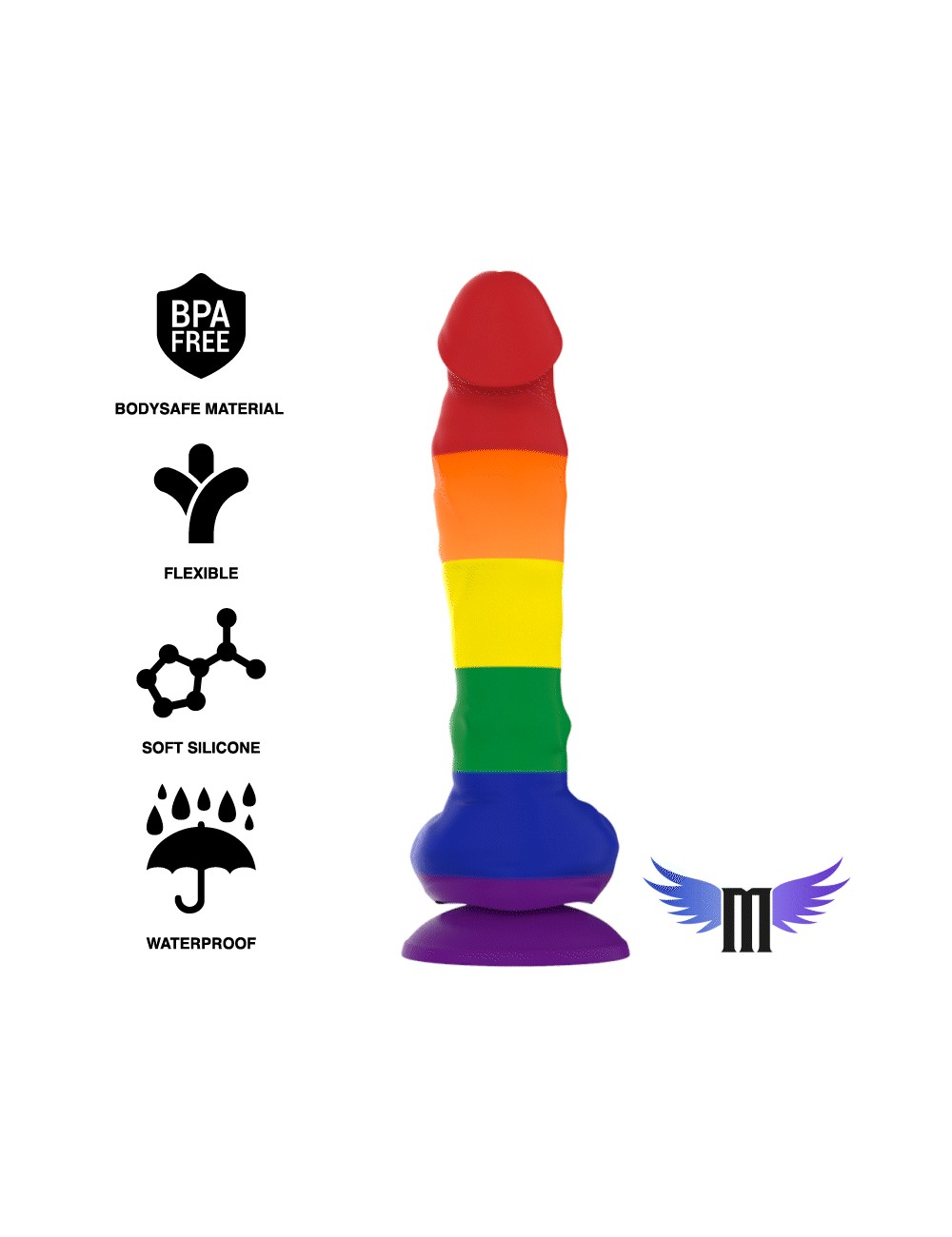 MYTHOLOGY COREY PRIDE DILDO L