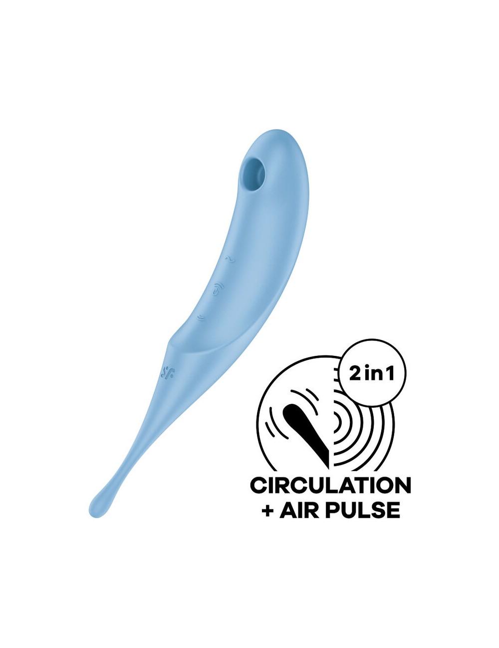 SATISFYER TWIRLING PRO AIR PULSE STIMULATOR & VIBRATOR ? BLAU SATISFYER TWIRLING PRO AIR PULSE STIMULATOR & VIBRATOR ? BLAU