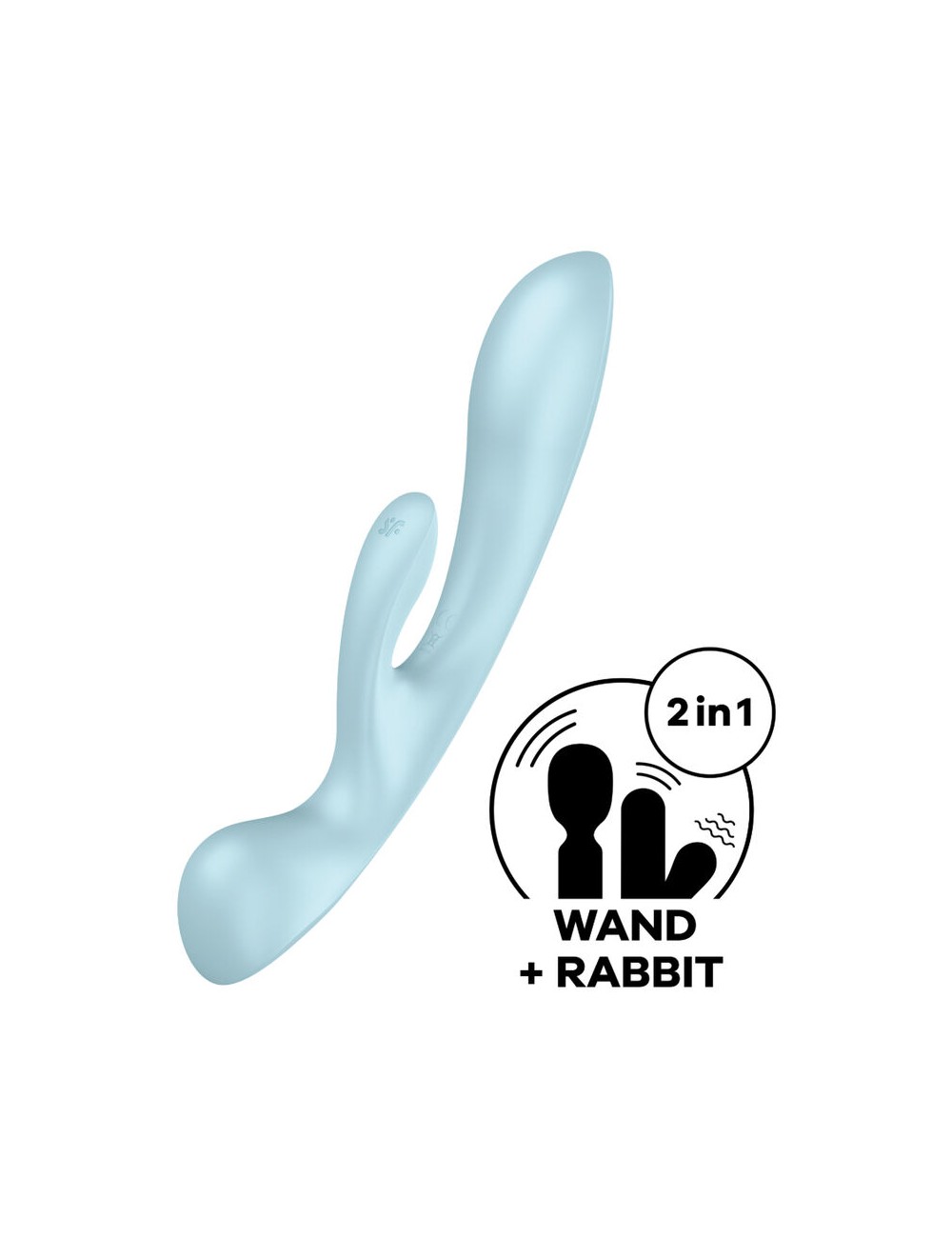 SATISFYER TRIPLE OH HYBRID VIBRATION - BLAU SATISFYER TRIPLE OH HYBRID VIBRATION - BLAU