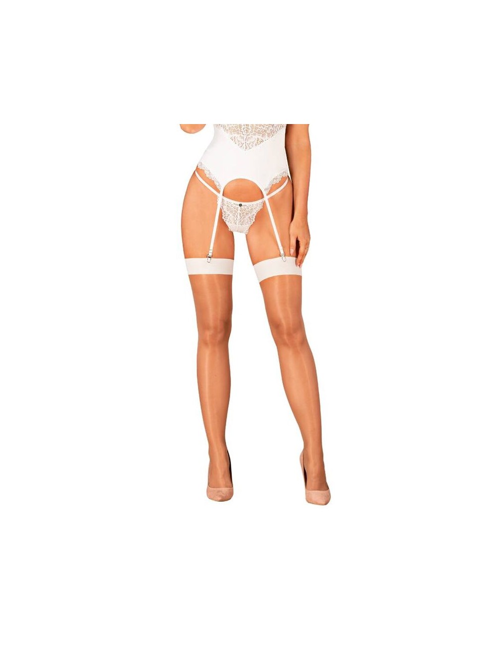 OBSESSIVE - S814 STRÜMPFE WEIß S/M OBSESSIVE - S814 STRÜMPFE WEIß S/M