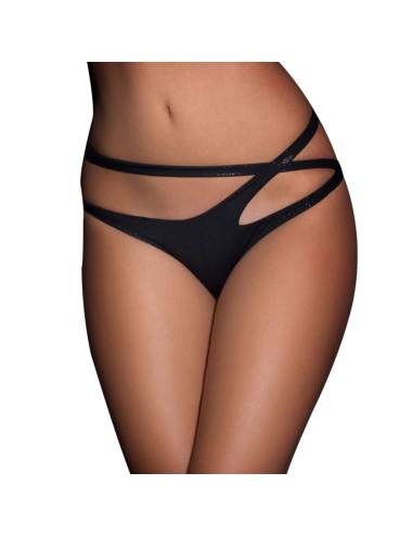 QUEEN LINGERIE CROSSED DOUBLE STRAP PANTIES L / XL