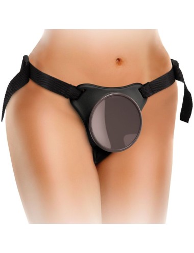 KING COCK - ELITE DELUXE VERSTELLBARES HARNESS-KIT RING MIT HODEN & DILDO 20.3 CM