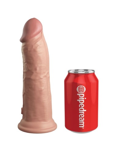 KING COCK - ELITE DELUXE VERSTELLBARES HARNESS-KIT RING MIT HODEN & DILDO 20.3 CM