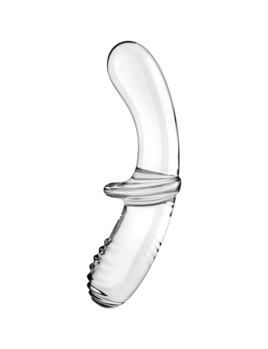 SATISFYER - DOPPEL KRISTALL DILDO TRANSPARENT