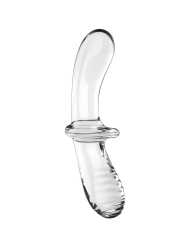 SATISFYER - DOPPEL KRISTALL DILDO TRANSPARENT