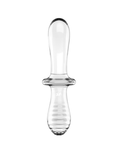 SATISFYER - DOPPEL KRISTALL DILDO TRANSPARENT