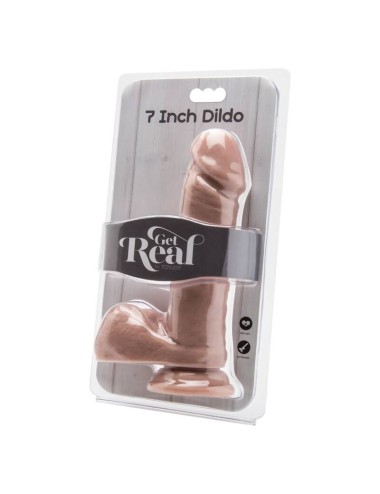 GET REAL - DILDO 18 CM MIT KUGELHAUT