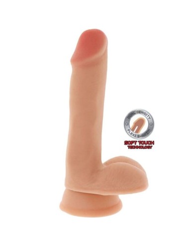 GET REAL - DOPPELDICHTE DILDO 17 CM BÄLLE HAUT