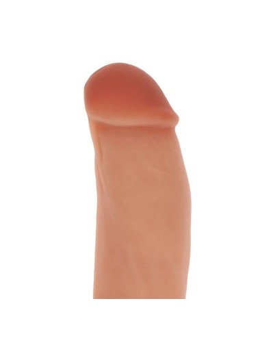 GET REAL - SILIKON DILDO 18 CM MIT BÄLLEN HAUT