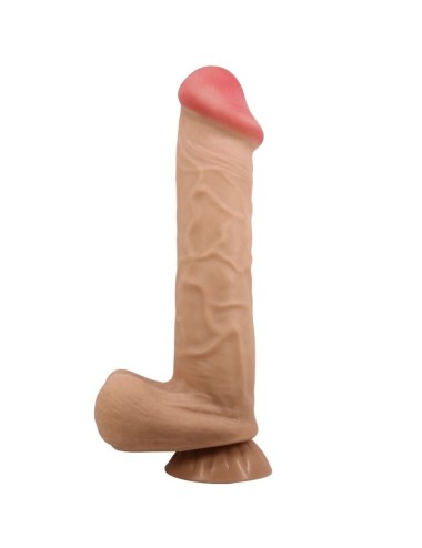 PRETTY LOVE - SLIDING SKIN SERIES REALISTISCHER DILDO MIT SLIDING SKIN SAUNAPF FLEISCH 26 CM