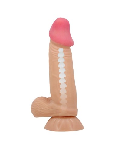 PRETTY LOVE - SLIDING SKIN SERIES REALISTISCHER DILDO MIT SLIDING SKIN SAUGNAPF 19,4 CM