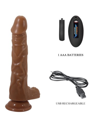BAILE - BODACH REALISTISCHER VIBRATOR MIT FERNBEDIENUNGSSAUGNAPF