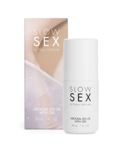 BIJOUX - SLOW SEX SEXUELLES MASSAGEÖL MIT CBD 30 ML