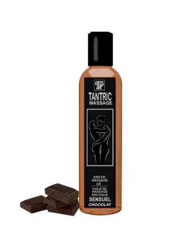 EROS-ART ACEITE MASAJE TANTRICO NATURAL Y AFRODISÍACO CHOCOLATE  100ML