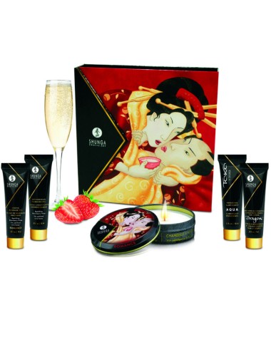 SHUNGA - GEHEIMES GEISHA-ERDBEER- UND CAVA-KIT