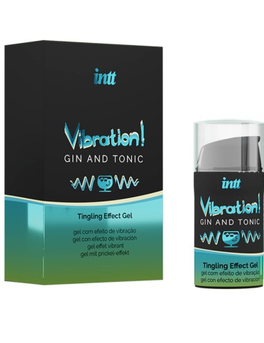 INTT ? KRAFTVOLLES INTIM-STIMULIERENDES FLÜSSIGES VIBRATIONSGEL GIN & TONIC 15 ml