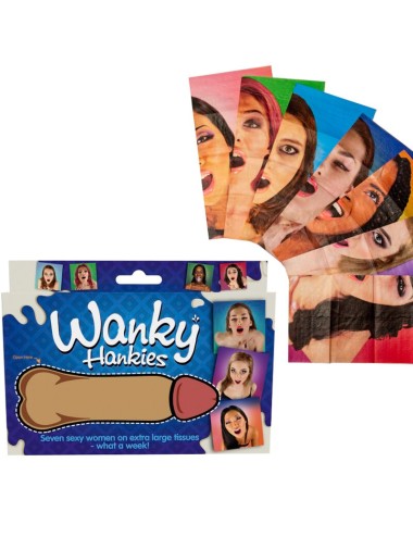 SPENCER & FLEETWOOD - WANKY HANKIES 7 EXTRA GROßE DAMENTASCHENTÜCHER