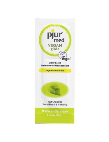 PJUR - MED VEGAN GLIDE SCHMIERMITTEL AUF WASSERBASIS 2 ML