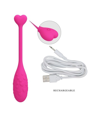 PRETTY LOVE - APP-GESTEUERTES ROSA FISHER-VIBRATIONS-EI
