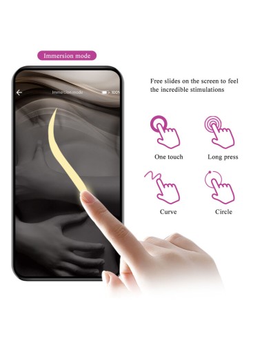 PRETTY LOVE - HECTOR ELECTROSHOCK VIBRATOR PER APP-STEUERUNG LILA