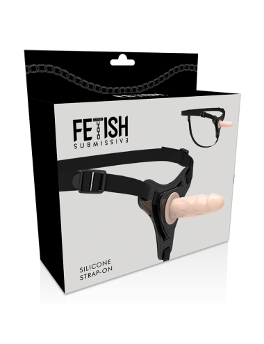 FETISH SUBMISSIVE HARNESS - FLEISCHREALISTISCHES SILIKON 12,5 CM
