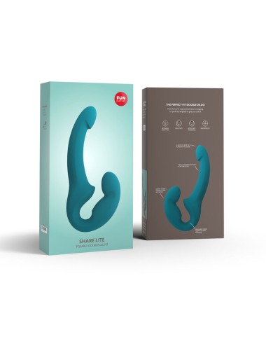 FUN FACTORY - SHARE LITE DOPPELDILDO DEEP SEA BLUE