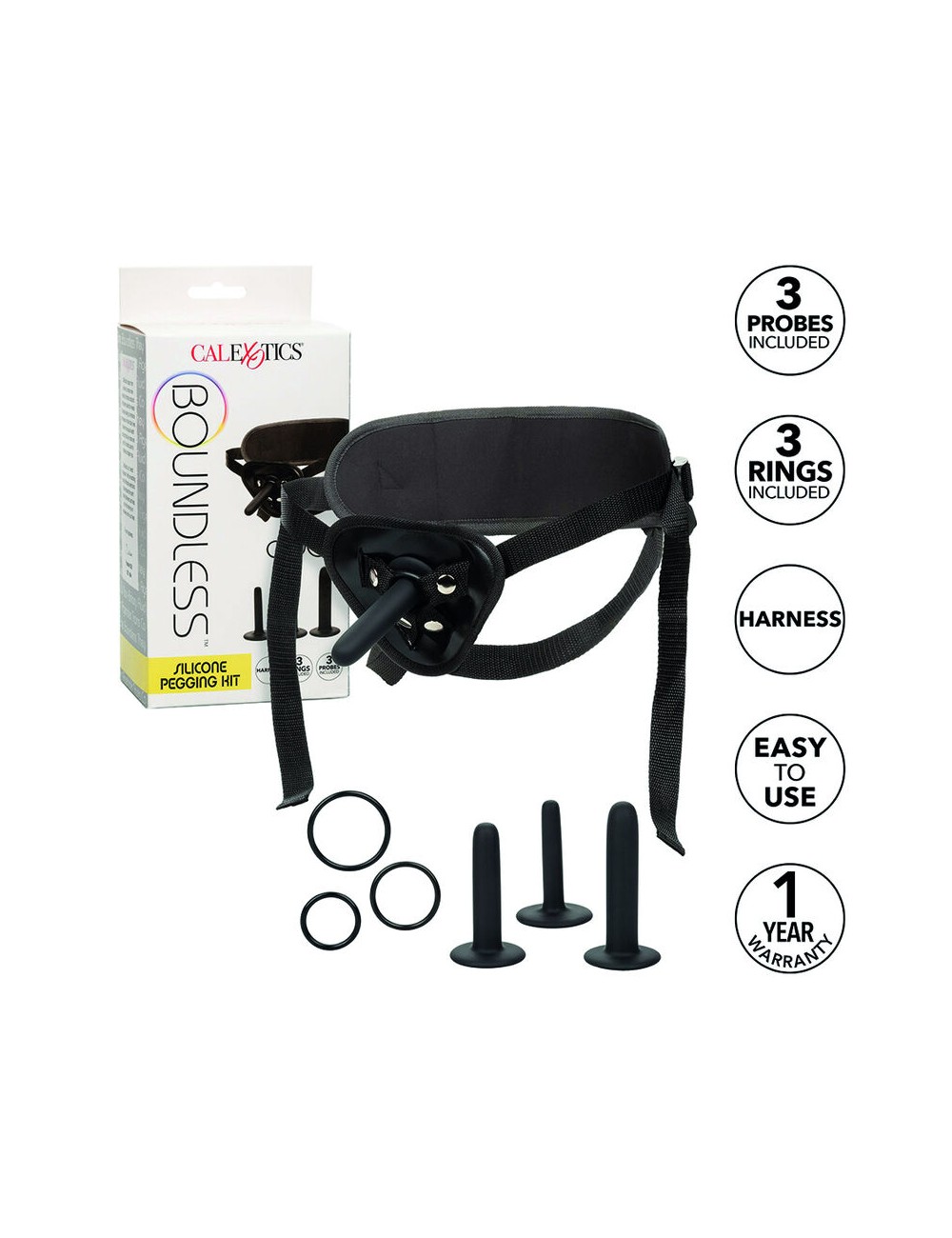 CALIFORNIA EXOTICS - BOUNDLESS SILIKON-PEGGING-KIT CALIFORNIA EXOTICS - BOUNDLESS SILIKON-PEGGING-KIT