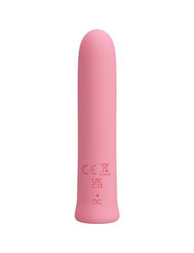 PRETTY LOVE - CURTIS MINI SUPER POWER VIBRATOR 12 ROSA SILIKONVIBRATIONEN