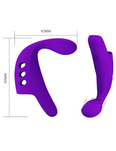PRETTY LOVE - GORGON PURPLE WIEDERAUFLADBARER FINGERVIBRATOR