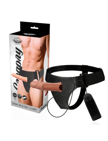 HARNESS ATTRACTION - GREGORY HOLLOW RNES MIT VIBRATOR 16.5 CM -O- 4.3 CM