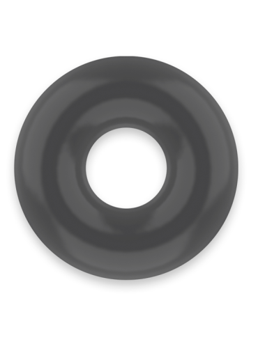 POWERING - SUPER FLEXIBLER UND WIDERSTANDSFÄHIGER PENISRING 3,5 CM SCHWARZ