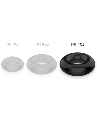POWERING - SUPER FLEXIBLER UND WIDERSTANDSFÄHIGER PENISRING 5CM PR03 SCHWARZ