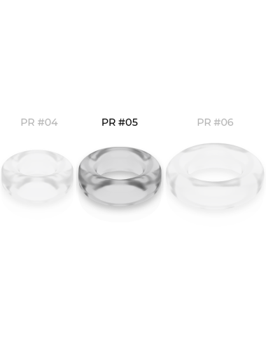 POWERING - SUPER FLEXIBLER UND WIDERSTANDSFÄHIGER PENISRING 4,8 CM PR05 KLAR